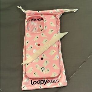 Loopy Case Blushing Boos for iPhone 14 Pro-righty